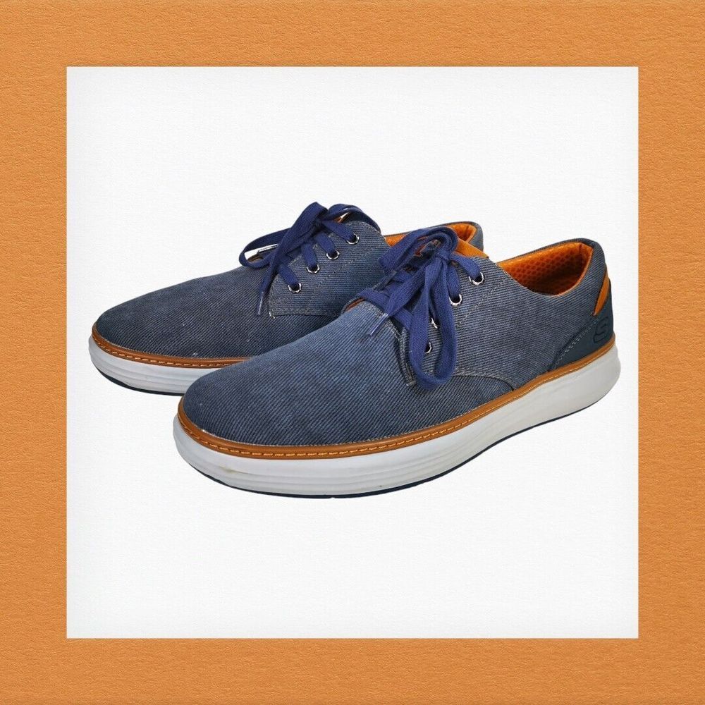 Skechers Men's Moreno Classic‎ Fit Air-Cooled Sneaker Shoes size 12